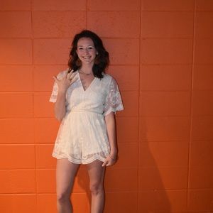 Off-White Altard State Lace Romper